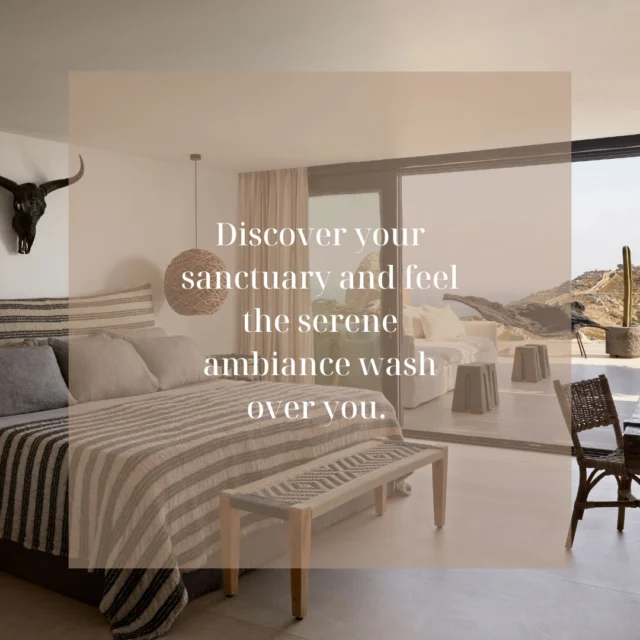 Discover your sanctuary and feel the serene ambiance wash over you. From the handcrafted decor to the plush bedding, every detail is curated to provide a tranquil escape from the ordinary at Panoptis Escape.
.
.
.
#PanoptisEscape #ThePanoptisExperience #BeAllEyes #LightOfMykonos #MykonosUndiscovered #DiscoverGreece