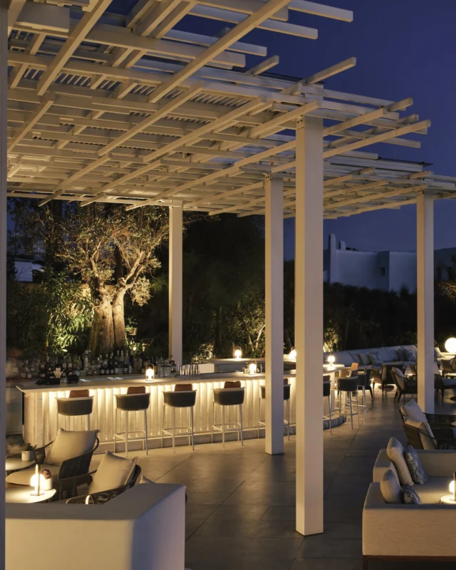 Evenings at Deos are crafted with intention: inviting spaces, gentle ambience, and the kind of hospitality that makes you linger a little longer.#MyconianDeos #MyconianCollection #MykonosTown