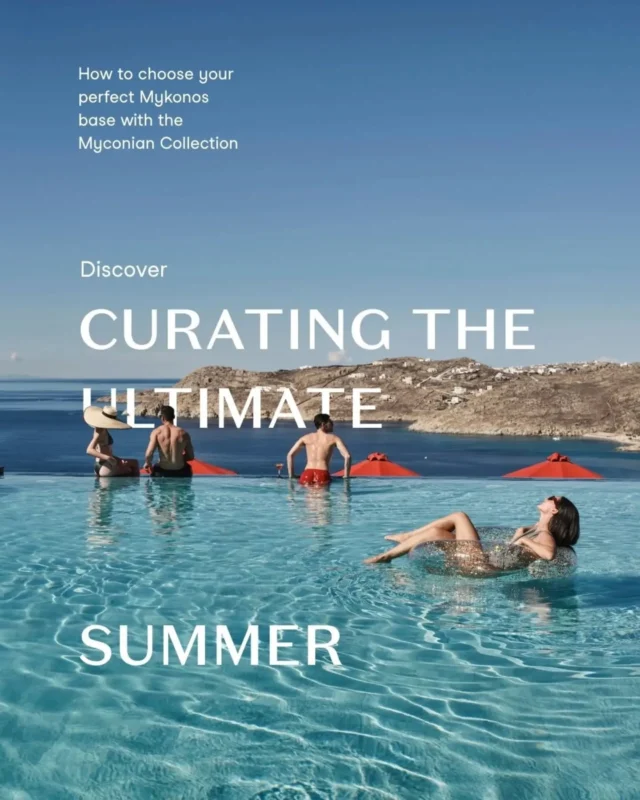 The art of a Mykonos summer begins with choosing the setting that matches your pace. The cosmopolitan energy of Chora, leisurely days by the sea in Ornos, the sweeping landscape of Elia, the celebrated beach culture of Platis Gialos or Agrari’s more unhurried character.Across these five destinations, the Myconian Collection offers a different way to experience the island, with the freedom to stay longer, move between hotels and create a journey entirely your own.Read more at the link in bio.#MyconianCollection #Mykonos #MyconianCollectionMagazine #SummerInMykonos